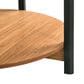 Furniture of America Elovier Coffee Table with Open Shelf in Walnut and Black, , large