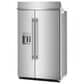 KitchenAid 29.4 Cu. Ft. Built-In Side-by-Side Refrigerator with Exterior Water and Ice Dispenser in PrintShield Stainless Steel, , large