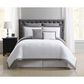 Pem America Truly Soft Everyday 7-Piece Full/Queen Hotel Border Comforter Set in White and Grey, , large