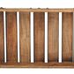 Maple and Jade Farmhouse Wood Slat Tray in Brown (Set of 3), , large