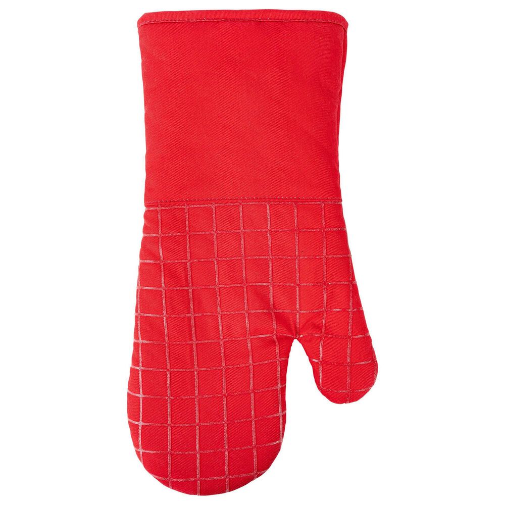 Harold Import Mrs. Anderson"s Baking Silicone Grip Oven Mitt in Red, , large