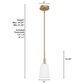 Hunter Nolita Mini 1-Light Pendant in Alturas Gold, , large