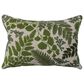 Teak Interiors Botanist 16" x 24" Lumbar Throw Pillow in Green and Natural, , large