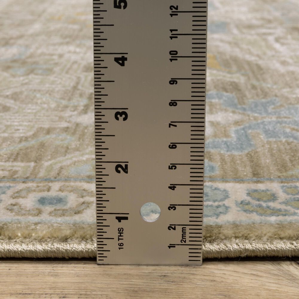 Oriental Weavers Maeve MAE13 Brown and Blue 6&#39;7&quot; x 9&#39;6&quot; Area Rug, , large