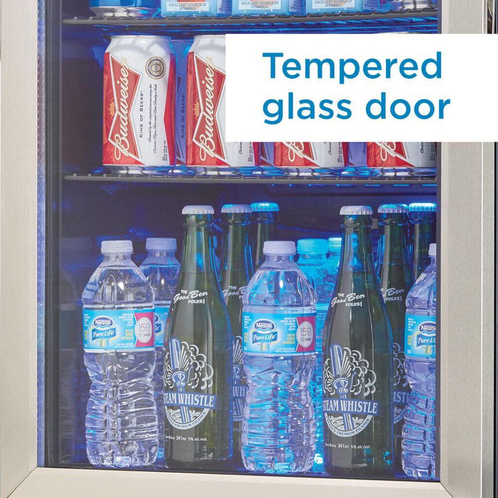 Danby 2.6 Cu. Ft. Freestanding Beverage Center in Stainless Steel, , large