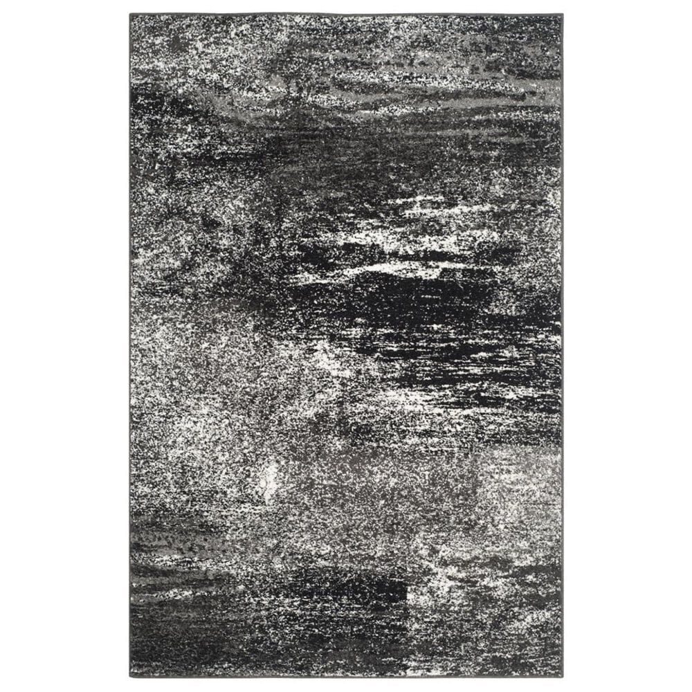 Safavieh Adirondack ADR112A 5&#39;1&quot; x 7&#39;6&quot; Silver and Black Area Rug, , large