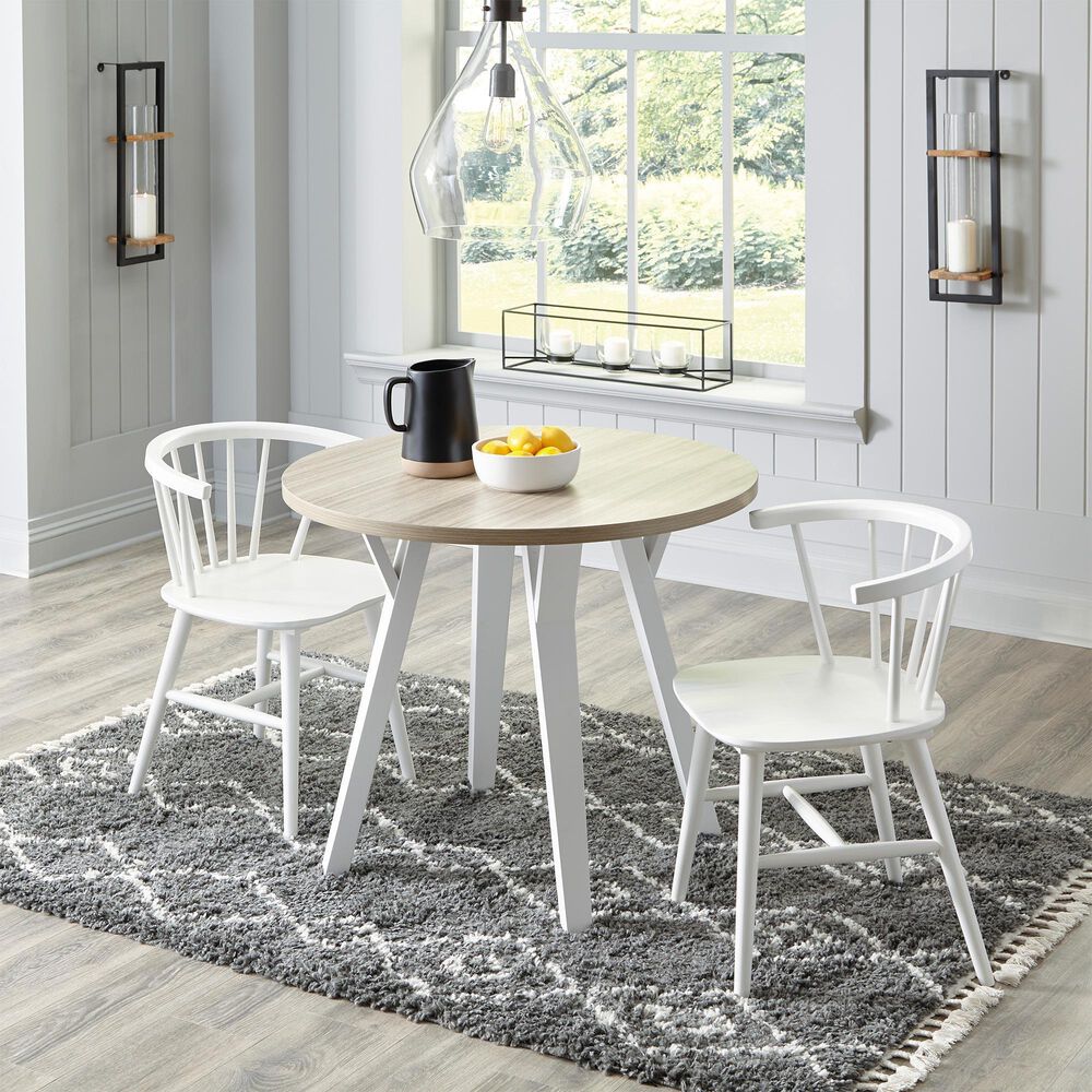 Ashley Grannen Dining Chair in White &#40;Set of 2&#41;, , large