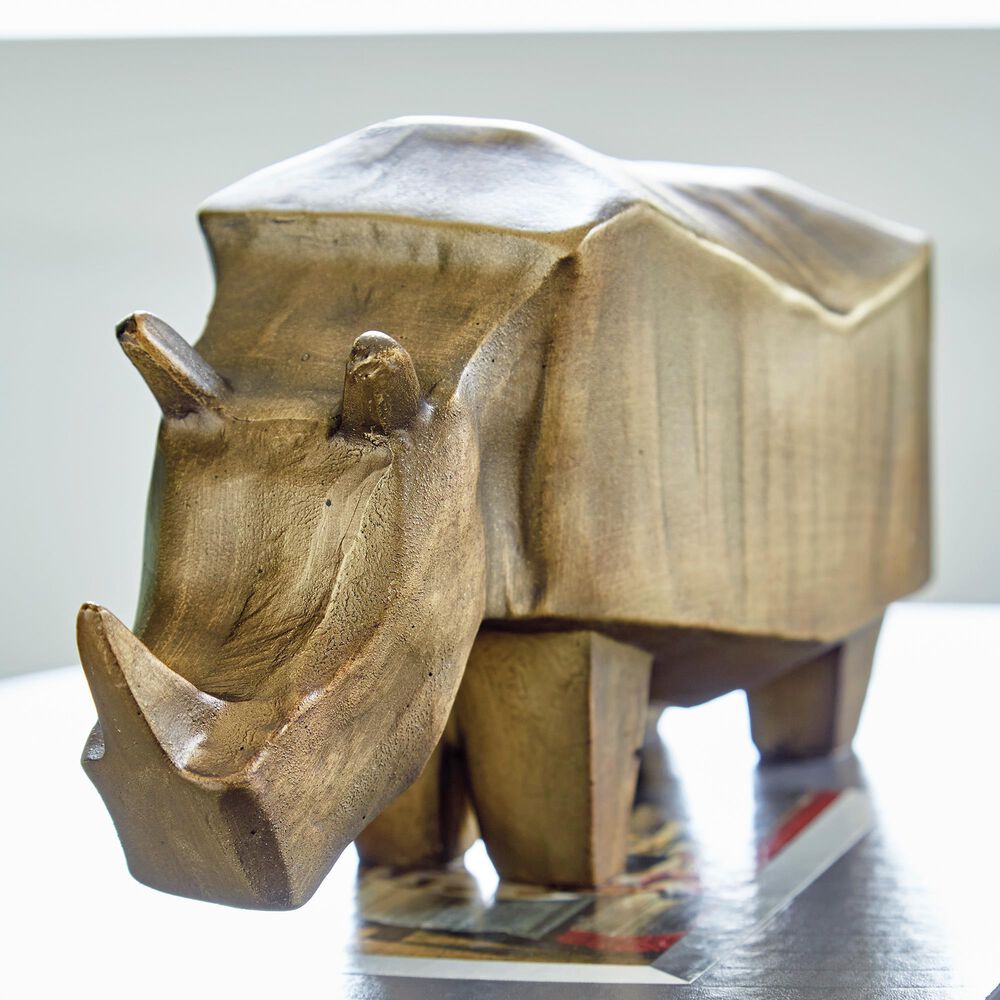 Ashley Gentwell Sculpture in Antique Gold, , large