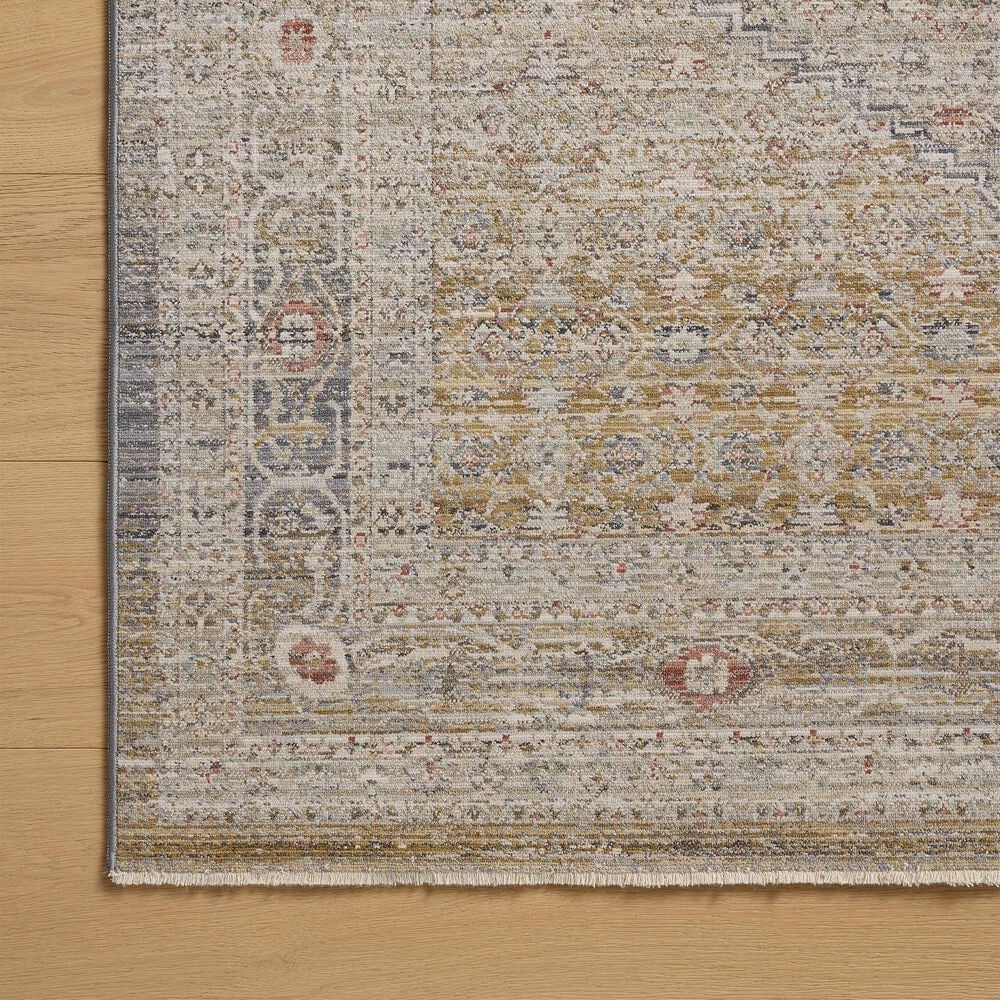 Loloi II Ida 2&#39;3&quot; x 3&#39;10&quot; Stone and Gold Area Rug, , large