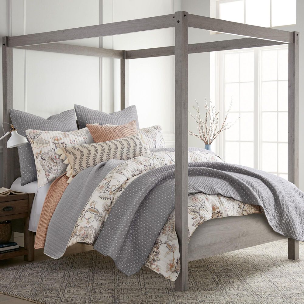 Levtex Ophelia 3-Piece Reversible Full/Queen Quilt Set in Blush and Grey, , large