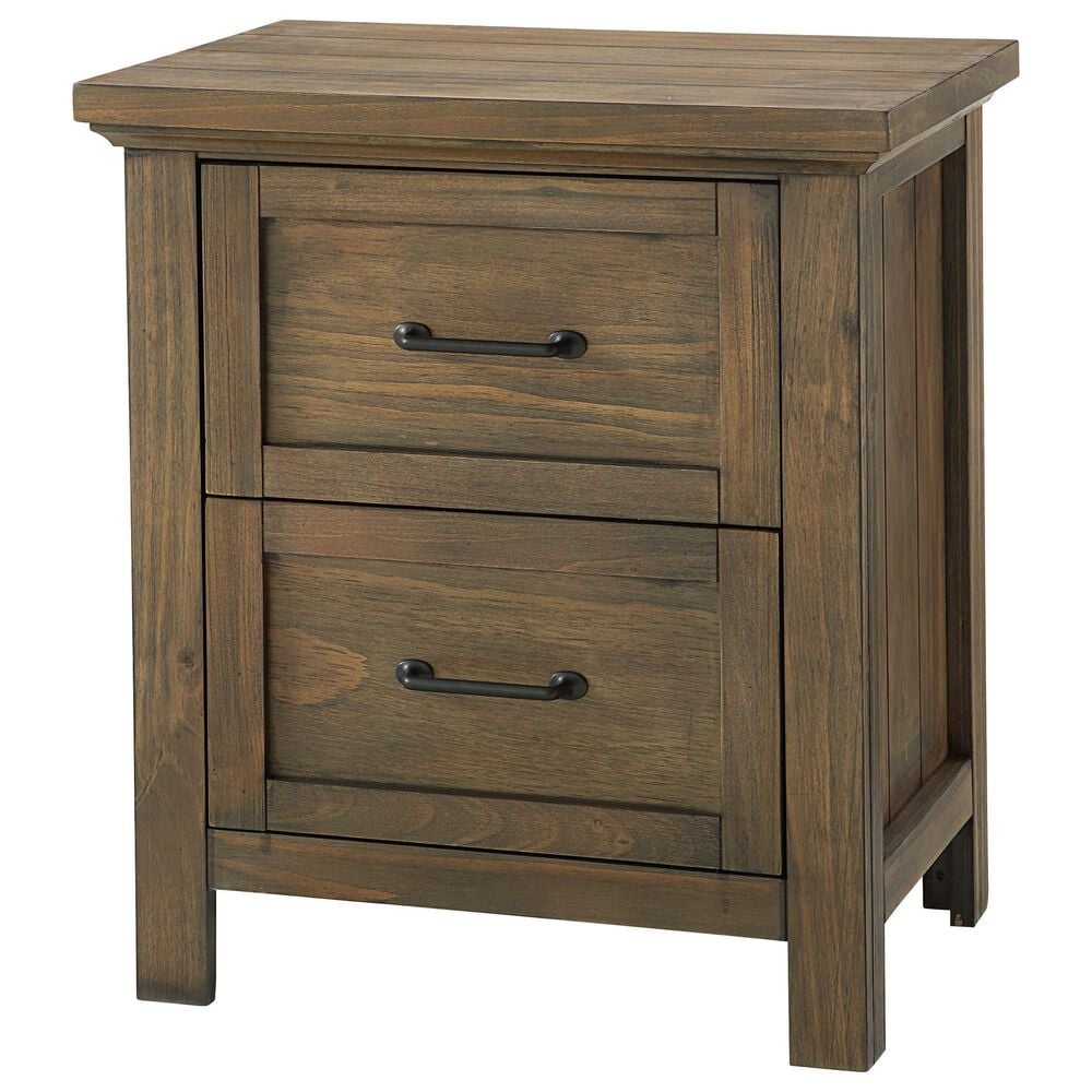 Eastern Shore Westfield 2 Drawer Nightstand in Harvest Brown, , large