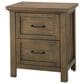 Eastern Shore Westfield 2 Drawer Nightstand in Harvest Brown, , large