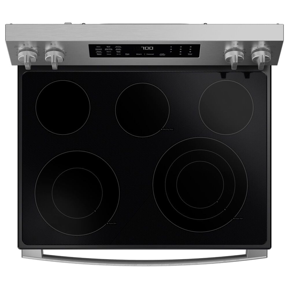 GE Profile 5.3 Cu. Ft. Smart Electric Range in Fingerprint Resistant Stainless, , large