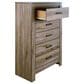 Ashley Zelen 5-Piece Queen Bedroom Set in Warm Gray, , large