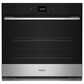 Whirlpool 30" Smart Built-In Single Electric Wall Oven with Air Fry and Fan Convection Cooking in Fingerprint Resistant Stainless Steel, , large