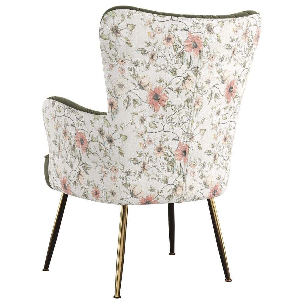 Emerald Home Furnishings Amera Accent Chair in Moss Green, , large