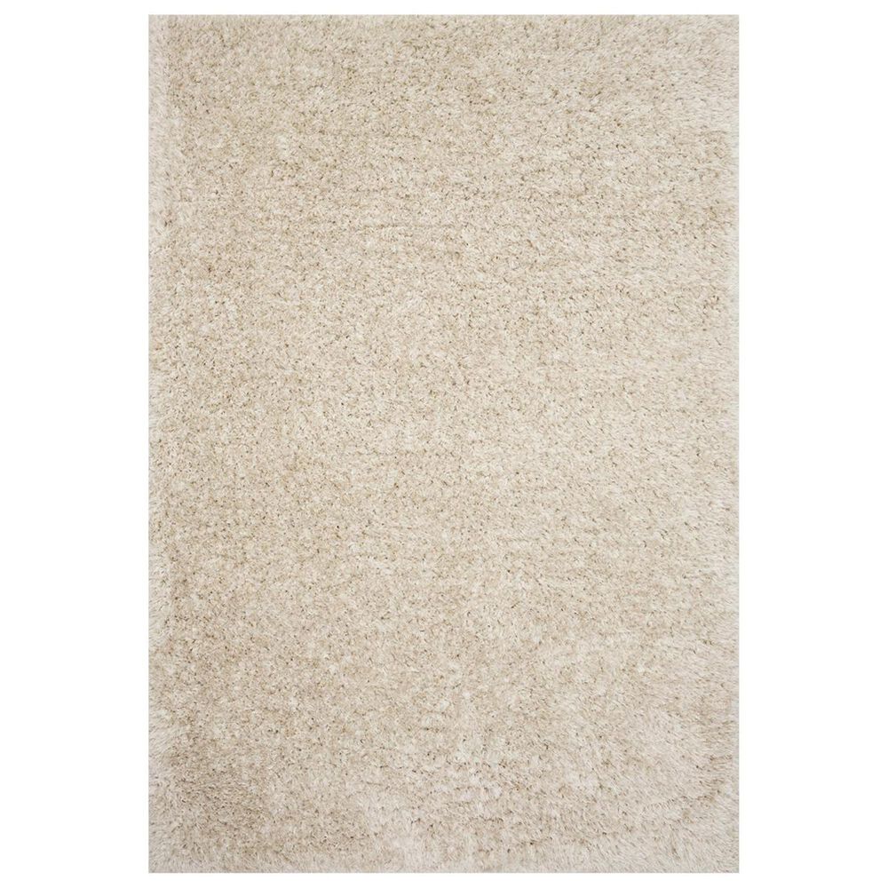 Loloi Kayla Shag KAY-01 2"2" x 4" Beige Area Rug, , large