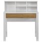 Everly Living Darya 6-Shelf Computer Desk in White, , large