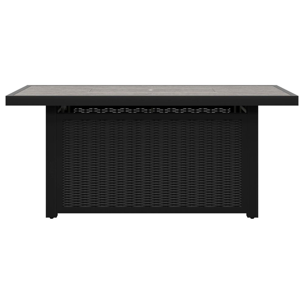 Ashley Beachcroft 5-Piece Fire Pit Conversation Set in Light Gray, , large