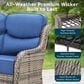 Sunwell Garden 6-Piece Fire Pit Set in Navy, , large