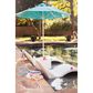 Floating Luxuries 4-Piece Lounger Set in White and Aruba, , large
