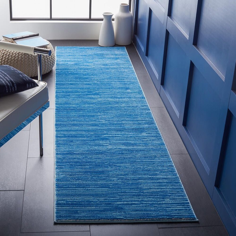 Safavieh Vision 2&#39;2&quot; x 8&#39; Blue Runner, , large