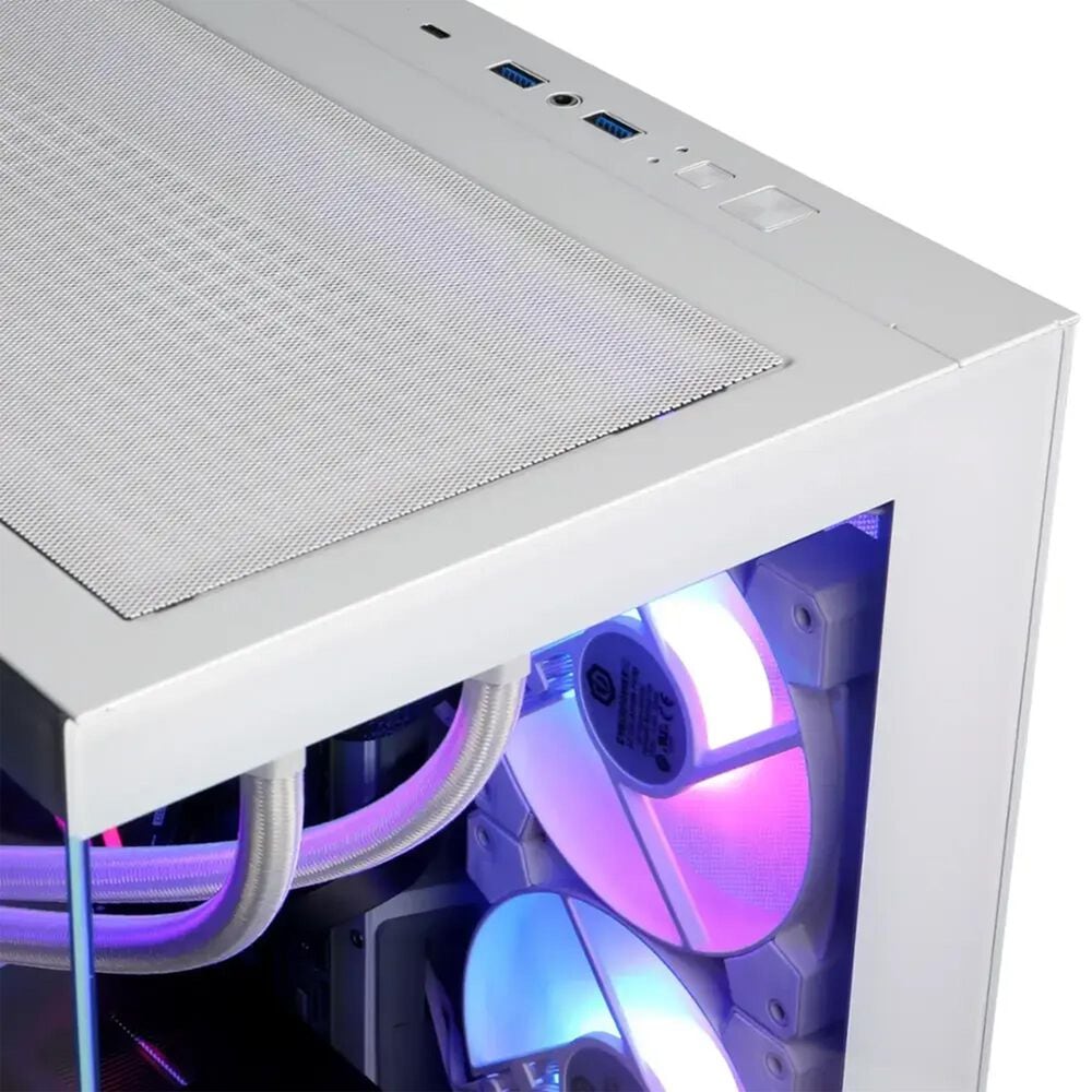CyberPowerPC Gamer Supreme Gaming Desktop PC | Intel Core Ultra 9 285K - 64GB RAM - NVIDIA GeForce RTX 5080 Graphics - 4TB SSD in White, , large