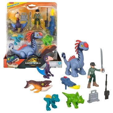 Fisher Price Jurassic World Rebirth Action Figures Set in Multicolor, , large