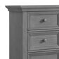 Oxford Baby Weston 2-Piece Crib and Dresser Nursery Set in Dusk Gray, , large