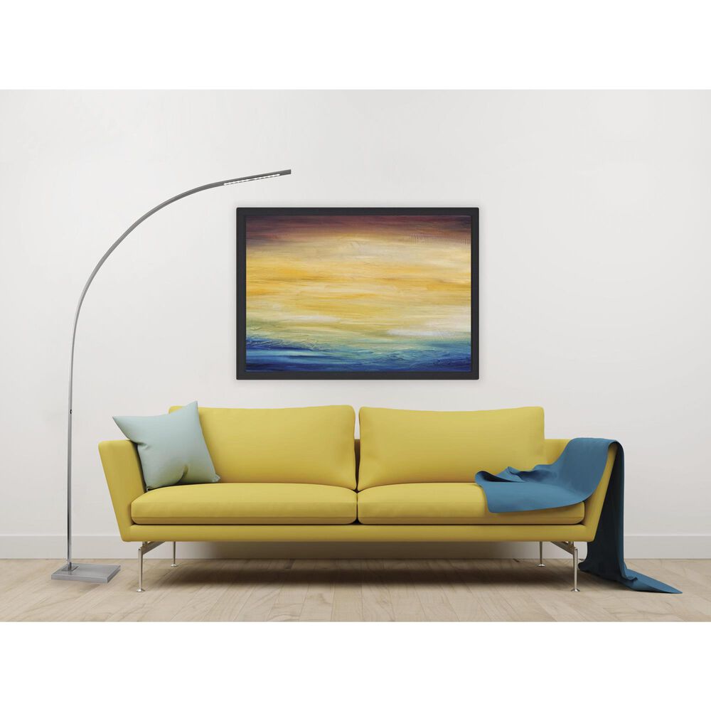 Adesso Sonic LED Arc Lamp in Brushed Steel, , large