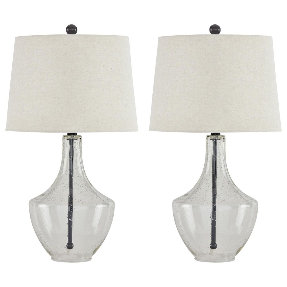 Ashley Gregsby Table Lamp in Clear and Black (Set of 2), , large