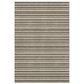 Dalyn Rug Company Soft Essentials Striped Chocolate 8" x 10" Indoor/Outdoor Area Rug, , large