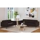 Mayberry Hill Destiny Stationary Sofa and Loveseat Set in Pebble Brown, , large