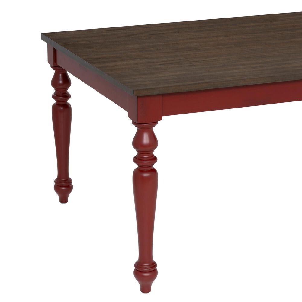 Linon Home Decor Trimble Dining Table in Red, , large