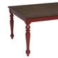Linon Home Decor Trimble Dining Table in Red, , large