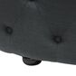 Baxton Studio Cardiff Ottoman in Dark Gray, , large