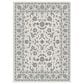 Central Oriental Trisha Yearwood Belmont Kamina 5" x 7" Grey and Ivory Area Rug, , large