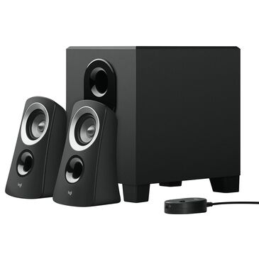 Logitech Speaker System with Subwoofer in Black, , large