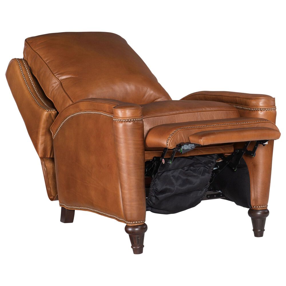 Hooker Furniture Rylea Manual Push Back Recliner in Valencia Toro, , large