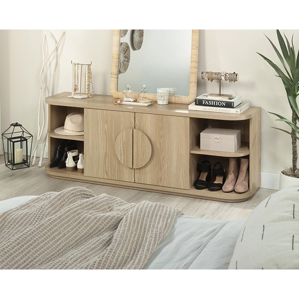 Sauder 60&quot; TV Credenza in Harmony Ash, , large