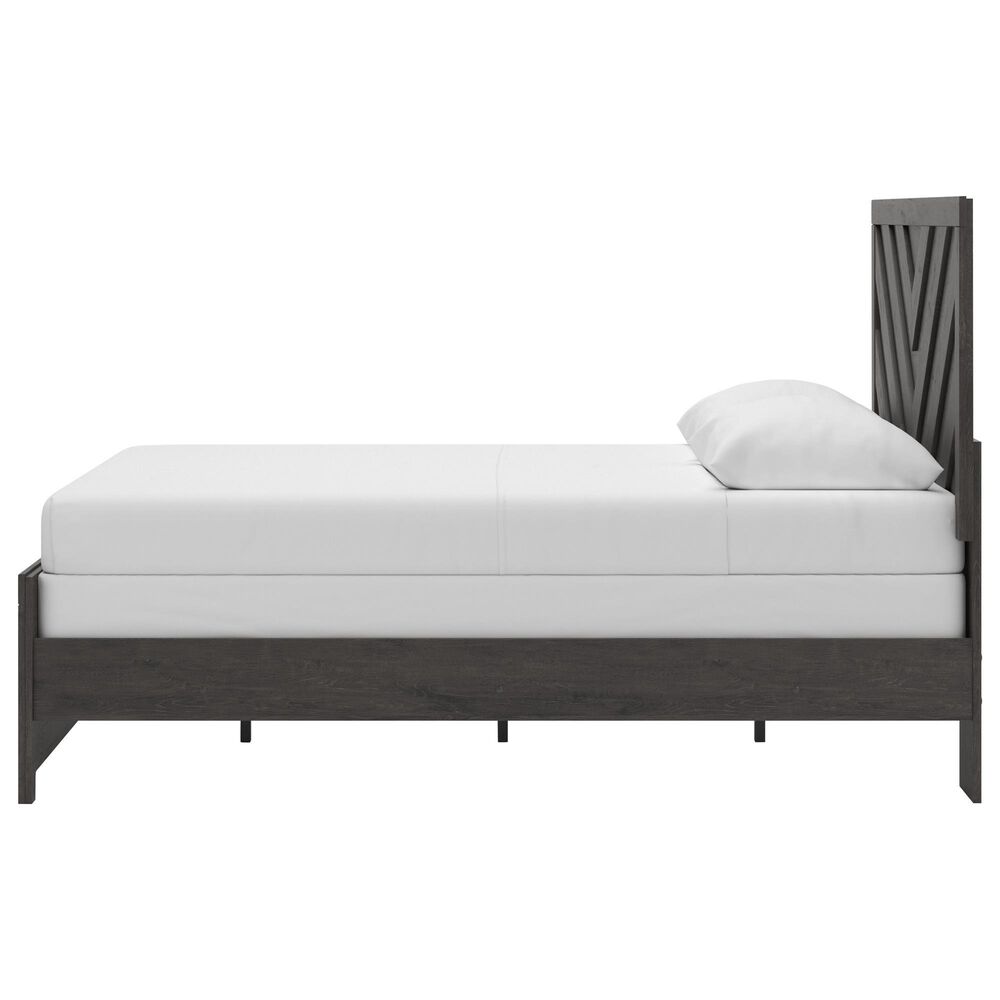 Ashley Prendonea 4-Piece Queen Bedroom Set in Dark Charcoal, , large