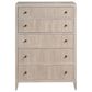 Universal Furniture Avaline Carmen 5 Drawer Chest in White Oak, , large