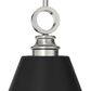 Hunter Klein 12" 1-Light Pendant in Brushed Nickel, , large