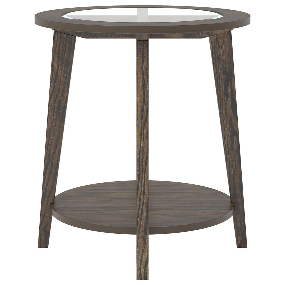 Furniture of America Avila End Table in Dark Oak, , large