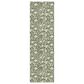 Dalyn Rug Company Soft Essentials Floral Olive 2"3" x 7"6" Indoor/Outdoor Runner, , large