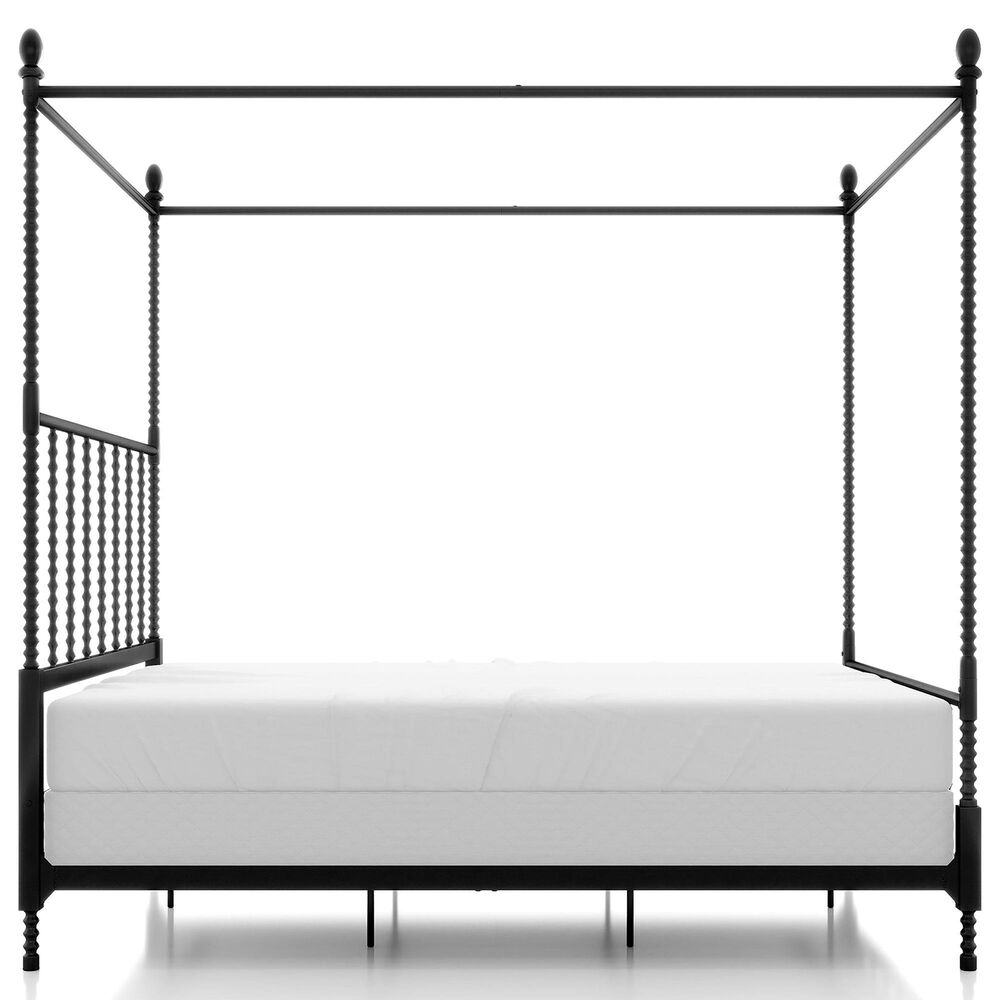Furniture of America Elliot Full Canopy Bed in Black, , large