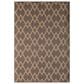 Central Oriental Santorini Chevron Diamonds 8"8" x 11"10" Natural and Pebble Area Rug, , large