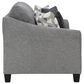 Ashley Mathonia Stationary Sofa and Loveseat Set in Smoke, , large