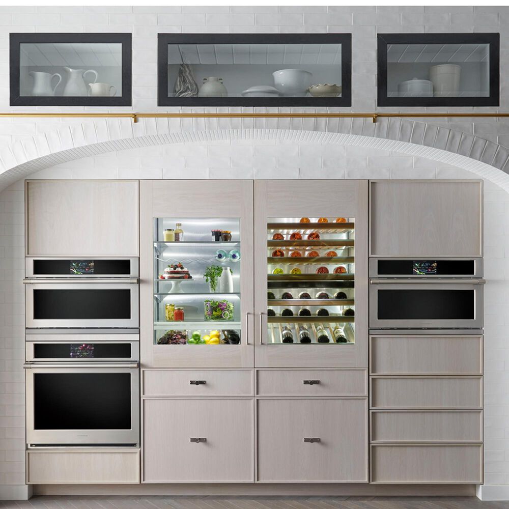 Monogram Statement 27&quot; Single Electric Wall Oven with 120V Advantium Technology in Stainless Steel, , large
