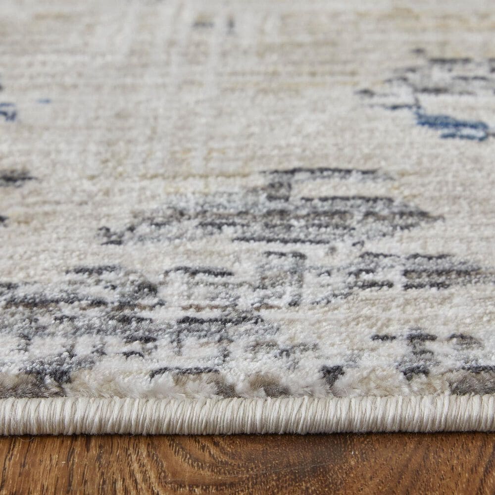 Feizy Sonora 39NUF 7&#39;10&quot; x 10&#39;3&quot; Ivory and Multicolor Area Rug, , large